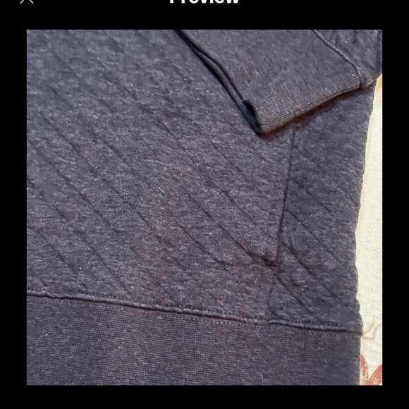 L.L. Bean Men's Quilted Pullover or Sweatshirt in a black large - Picture 9 of 11